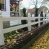 Post and Rail Fence with Two Rails